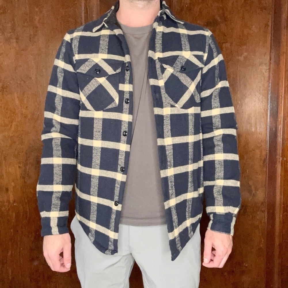 Stoic Men’s Shirt Jacket Size Small Navy